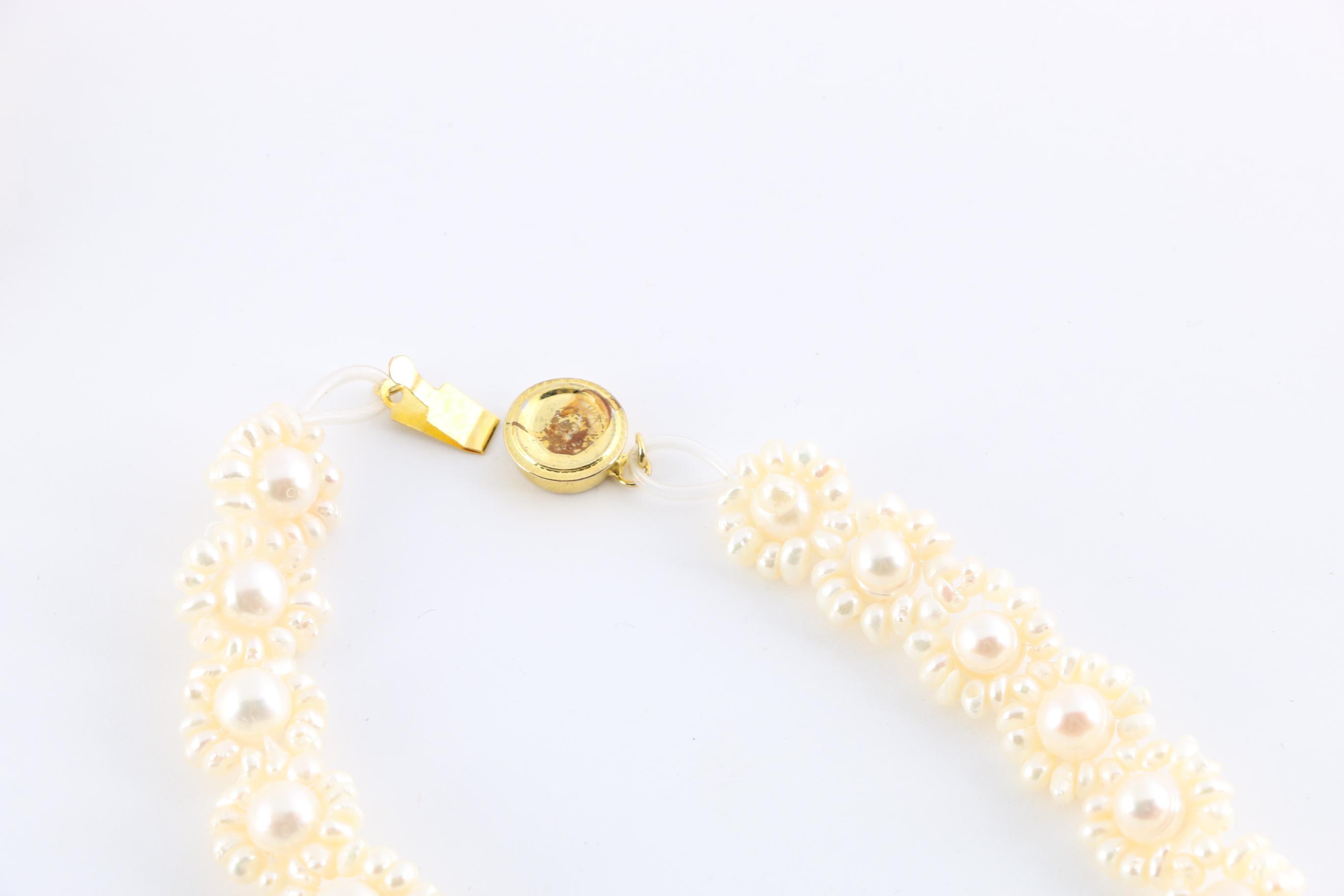 Cultured Pearl Necklaces and Bracelet