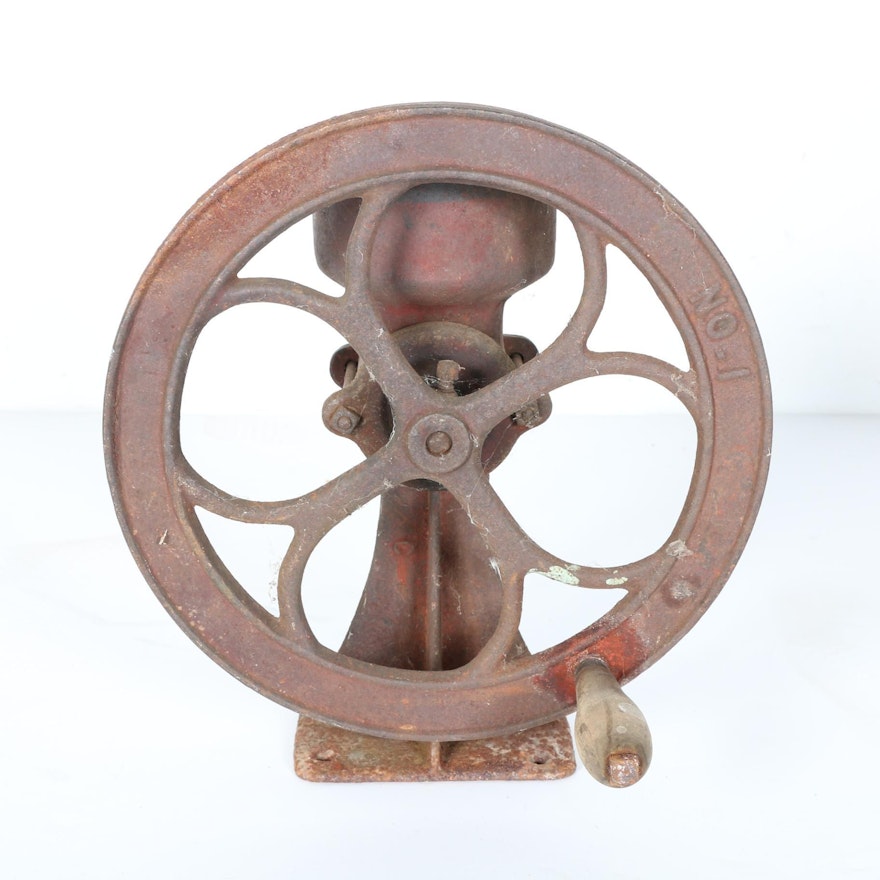 Antique Cast Iron Grinding Wheel