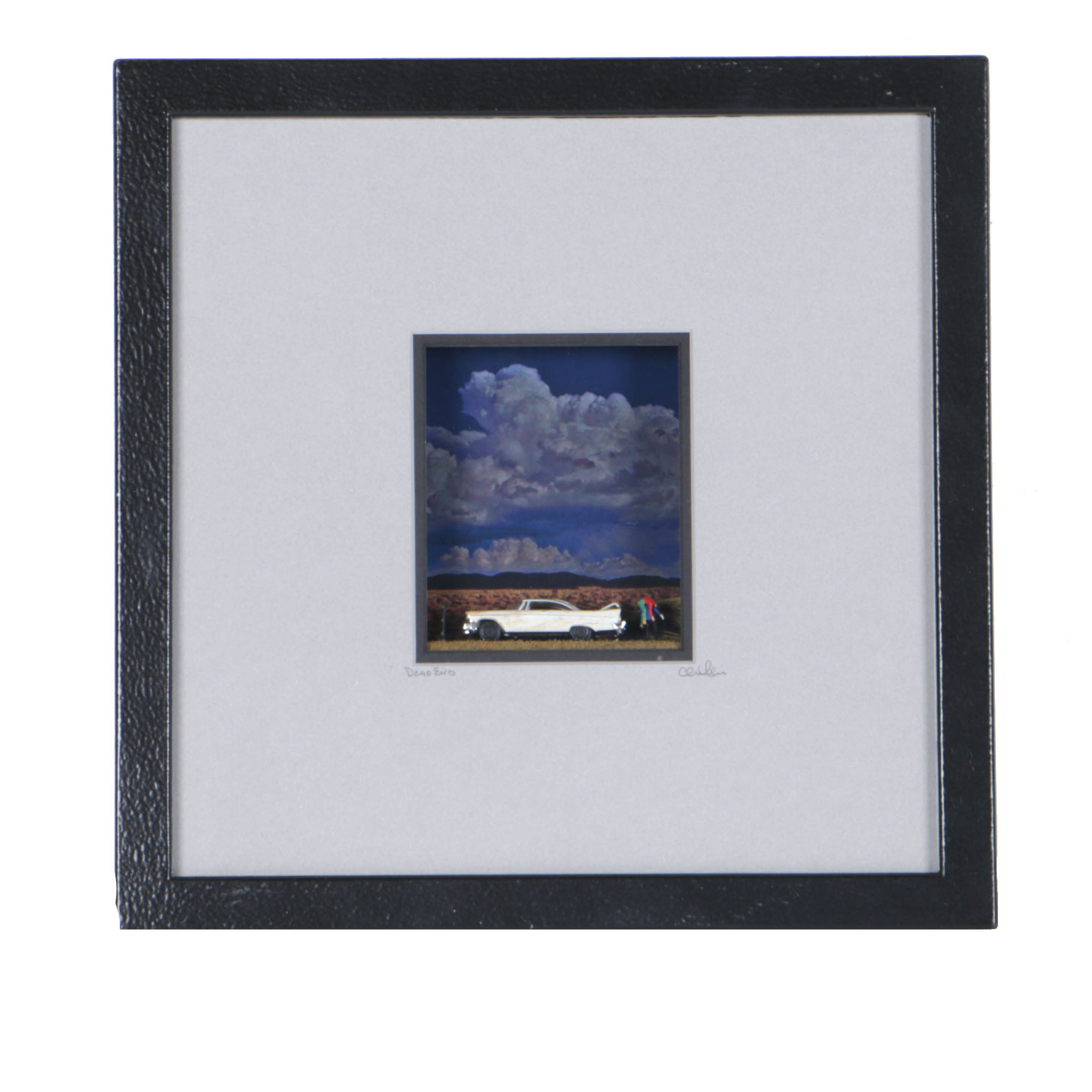 Christine Rodrigues Schukow Shadowbox Diorama "Dead End"