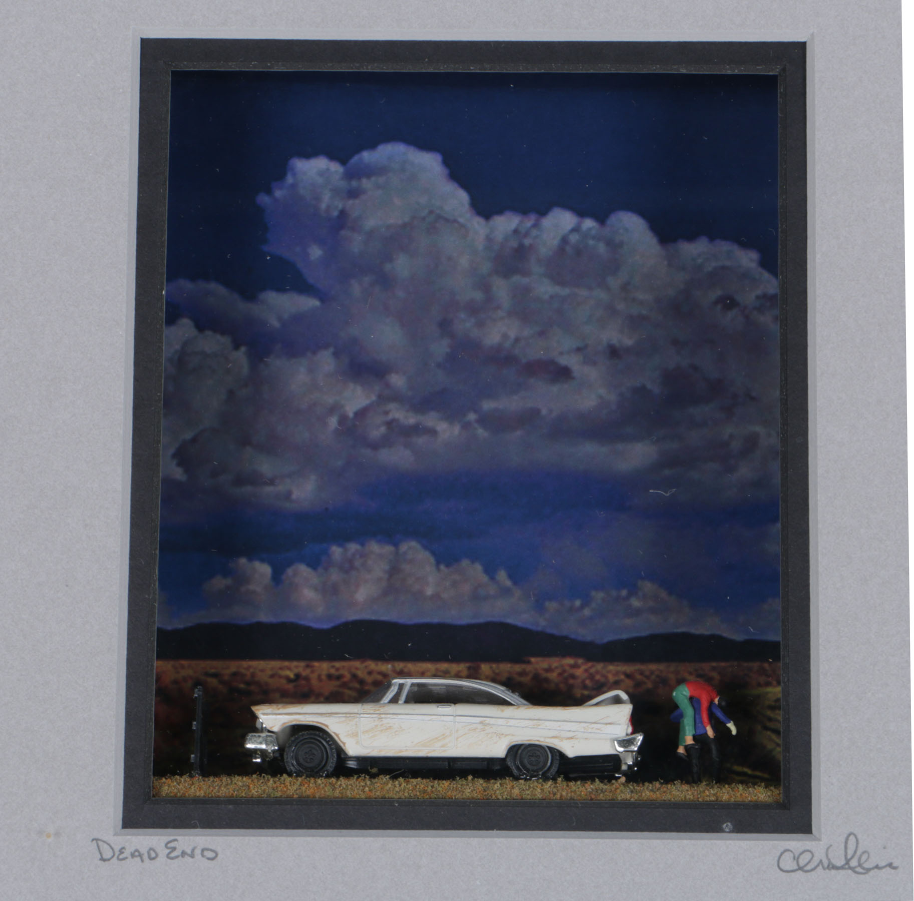 Christine Rodrigues Schukow Shadowbox Diorama "Dead End"