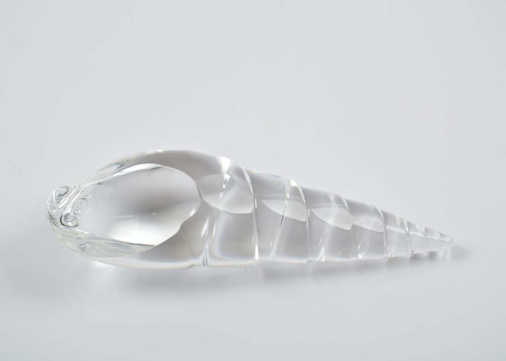 Steuben Glass Seashell Figurines