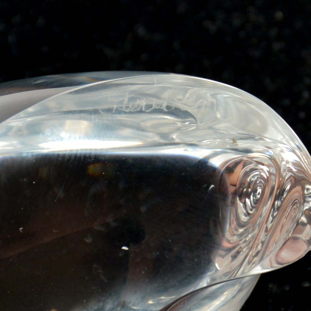 Steuben Glass Seashell Figurines