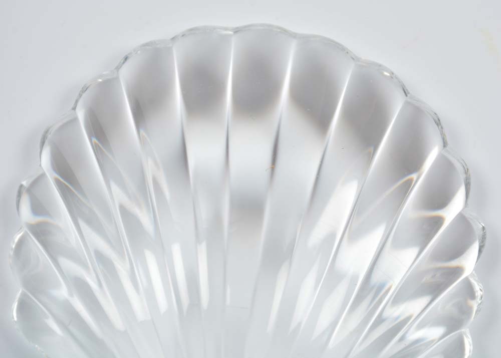 Steuben Glass Seashell Figurines