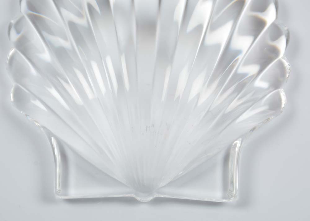 Steuben Glass Seashell Figurines