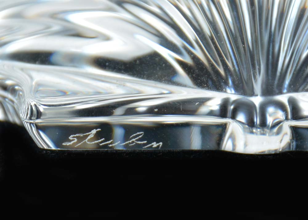 Steuben Glass Seashell Figurines