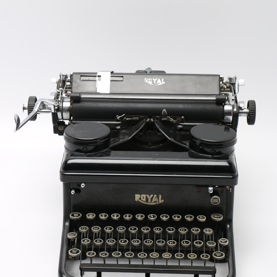 Circa 1935 Royal Typewriter