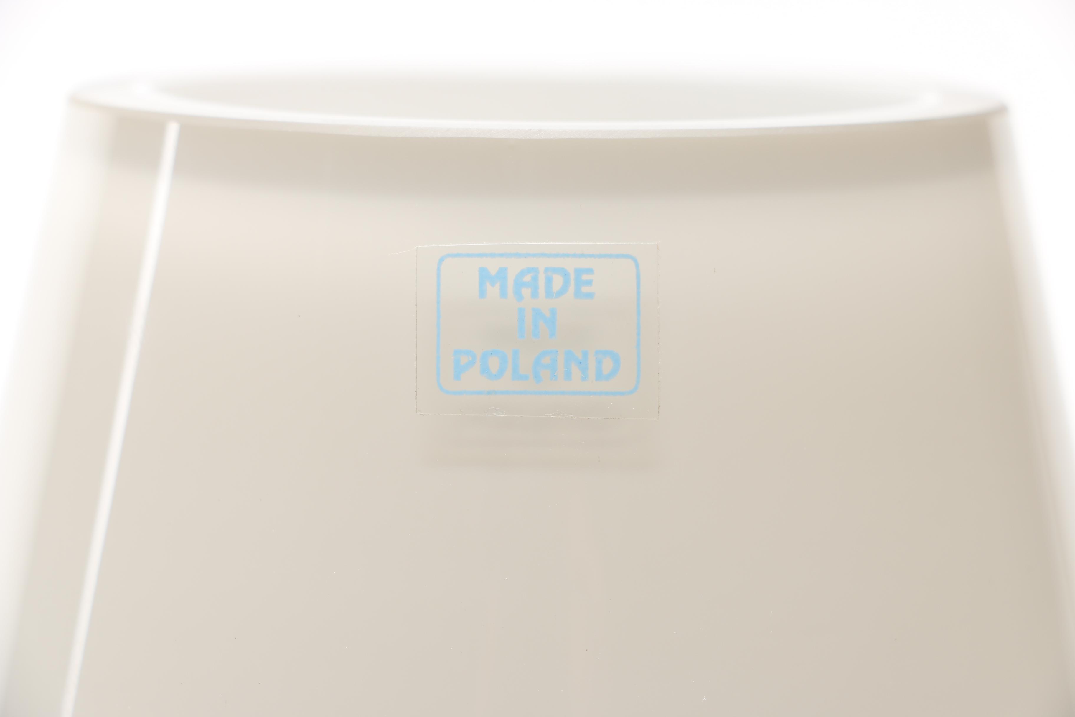 Art Deco Style Milk Glass Vase