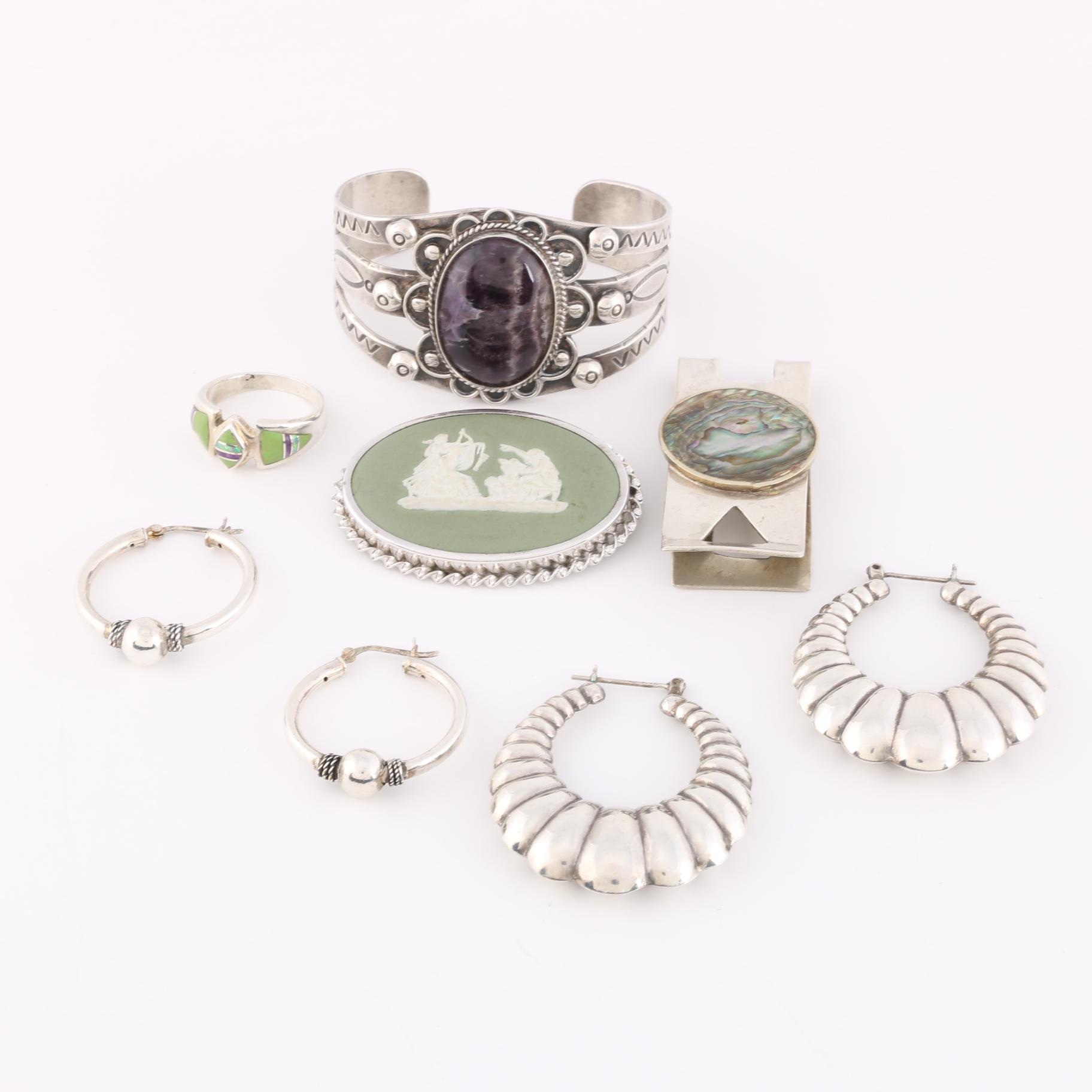 Assorted Sterling Silver Jewelry
