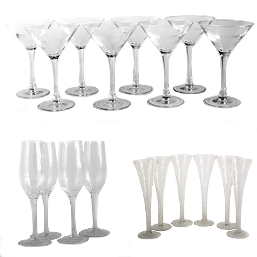 Collection of Glass Drinkware