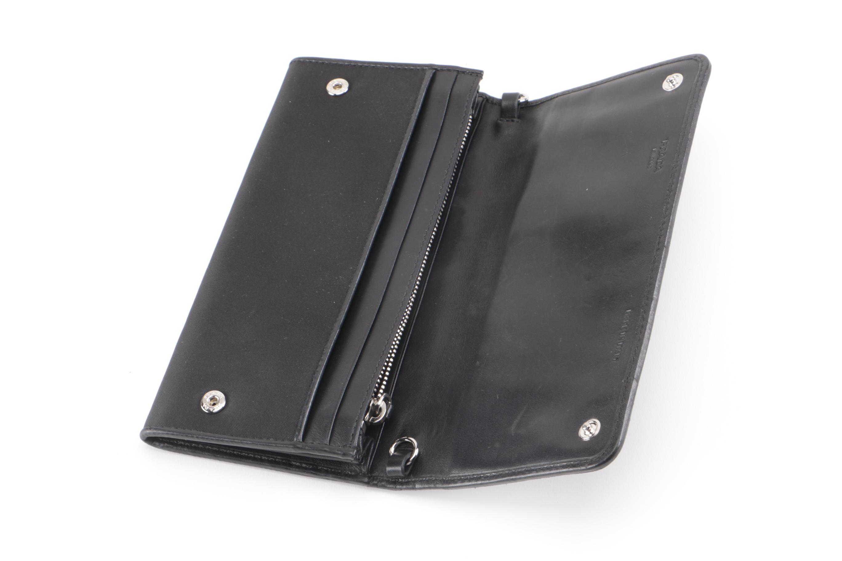 Prada Wallet and Cosmetic Bag