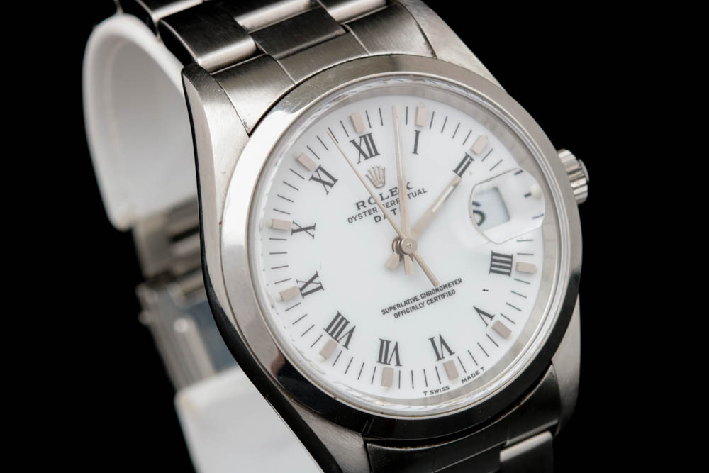 Men's Rolex Oyster Perpetual Date Stainless Steel Watch