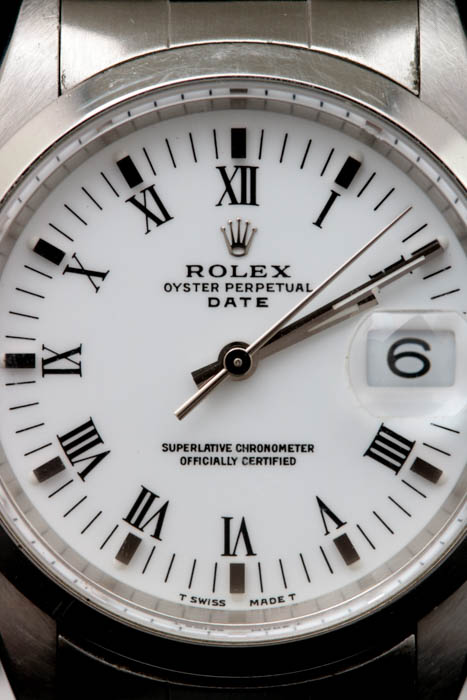 Men's Rolex Oyster Perpetual Date Stainless Steel Watch