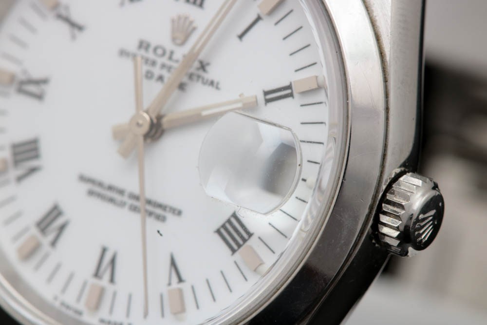 Men's Rolex Oyster Perpetual Date Stainless Steel Watch