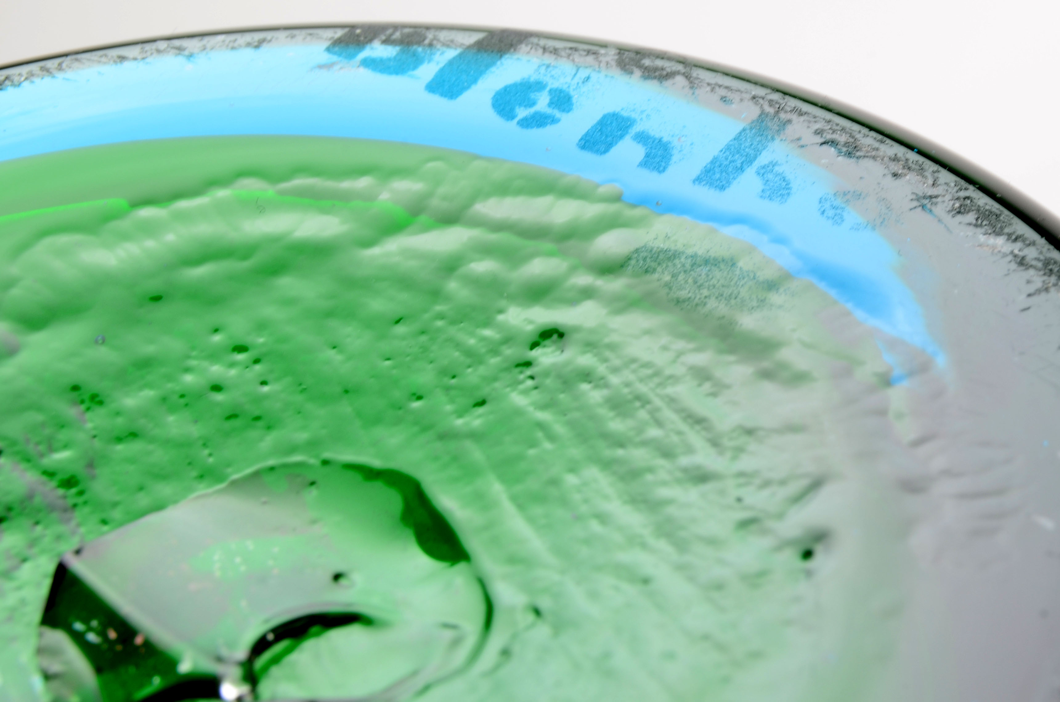 Green Blenko Glass Vases