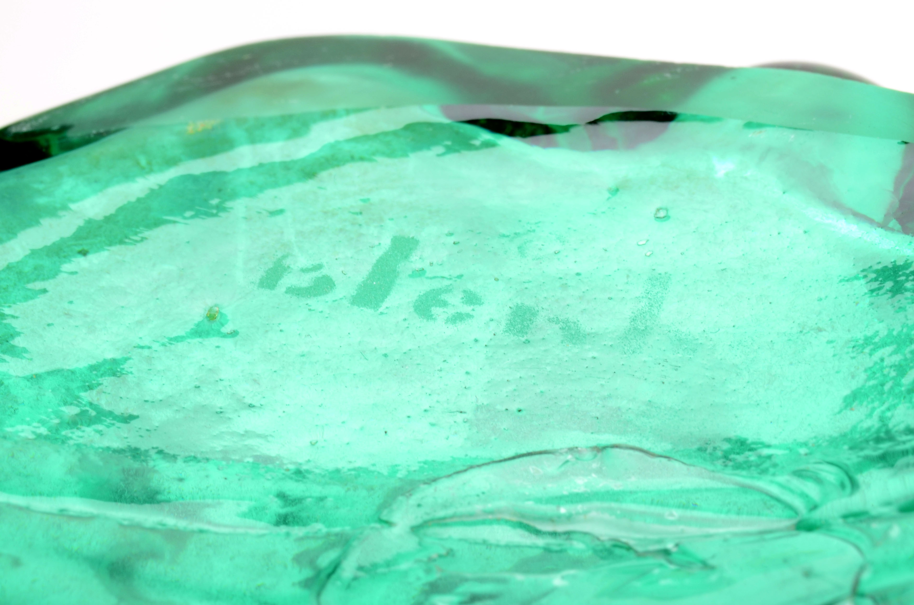 Green Blenko Glass Vases