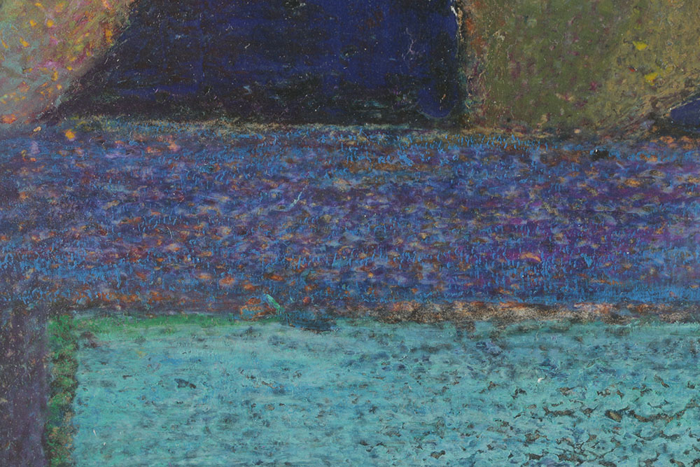 Edgar Hatten Oil Painting on Paper "Table, Fruit, and Flowers"