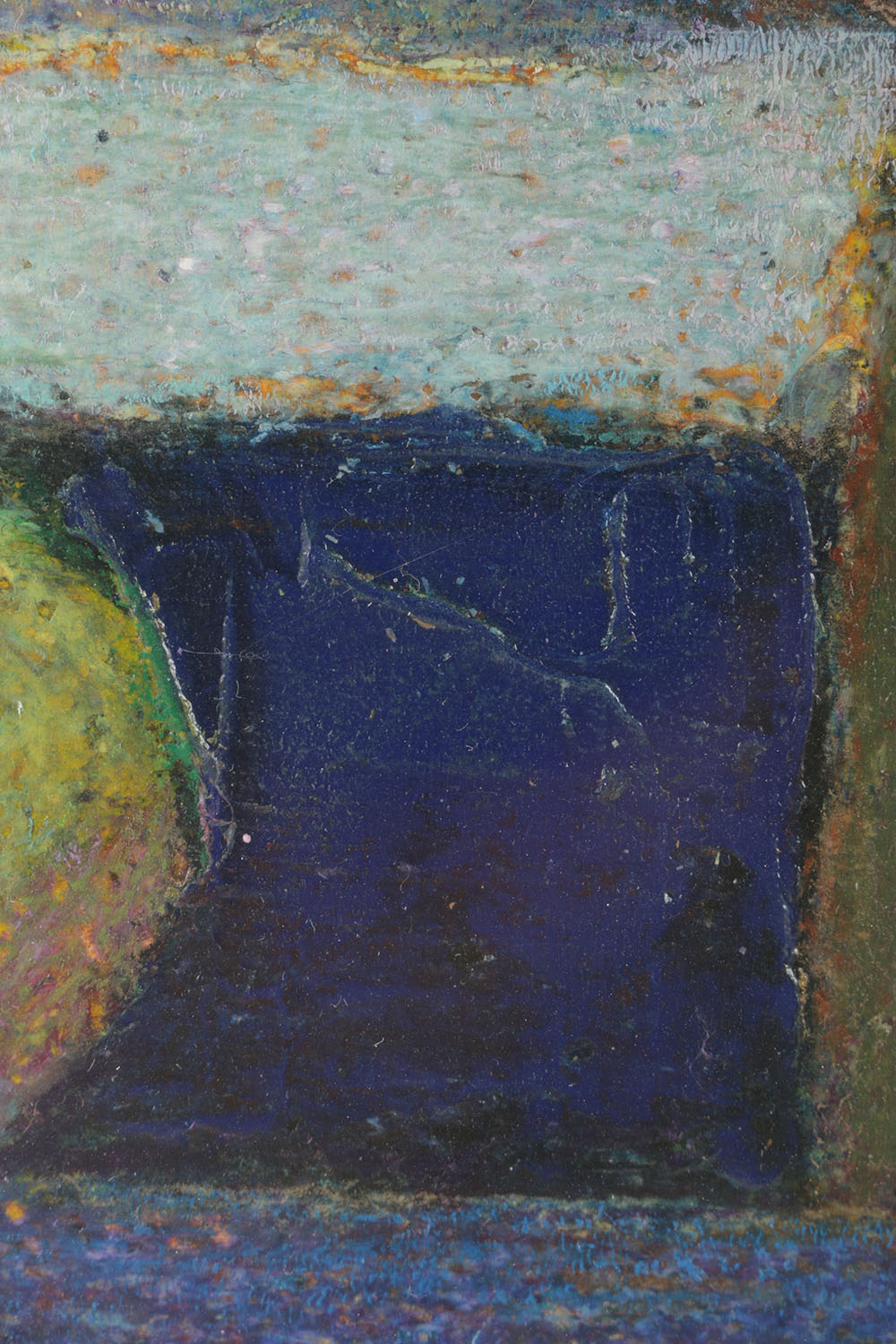 Edgar Hatten Oil Painting on Paper "Table, Fruit, and Flowers"