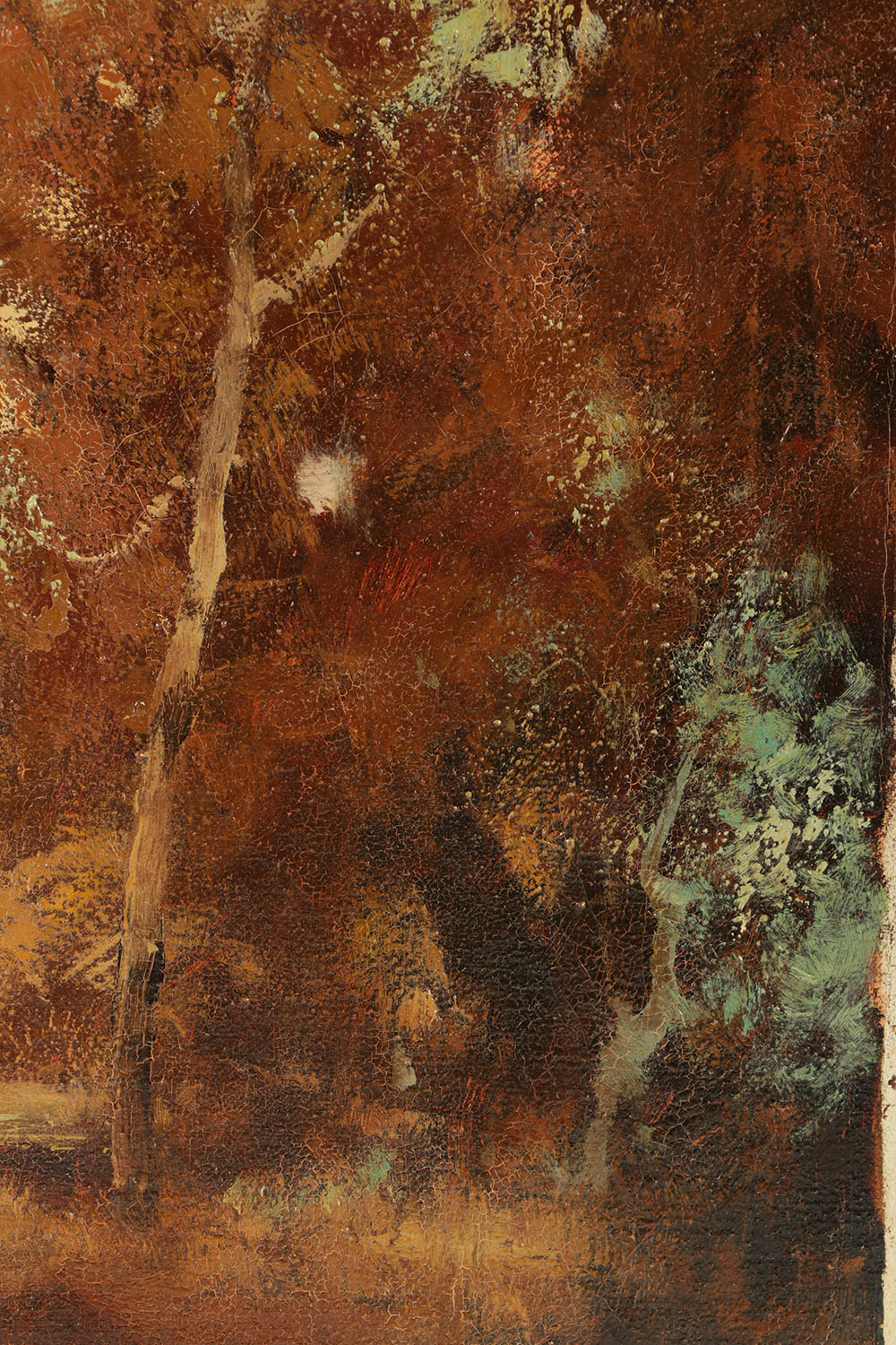 George Thompson Pritchard Oil Painting on Canvas Riverscape