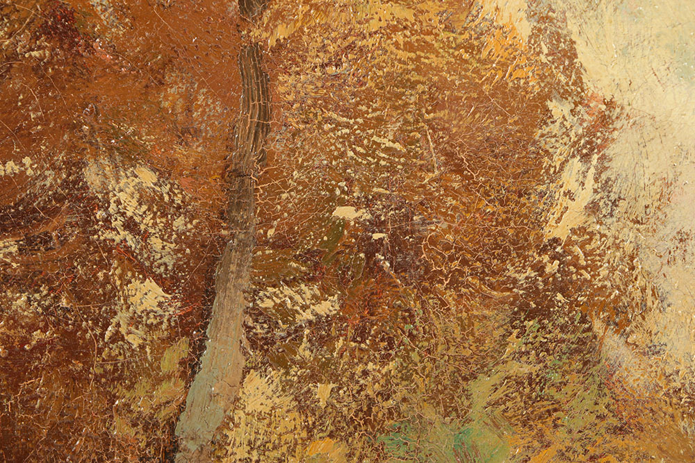 George Thompson Pritchard Oil Painting on Canvas Riverscape