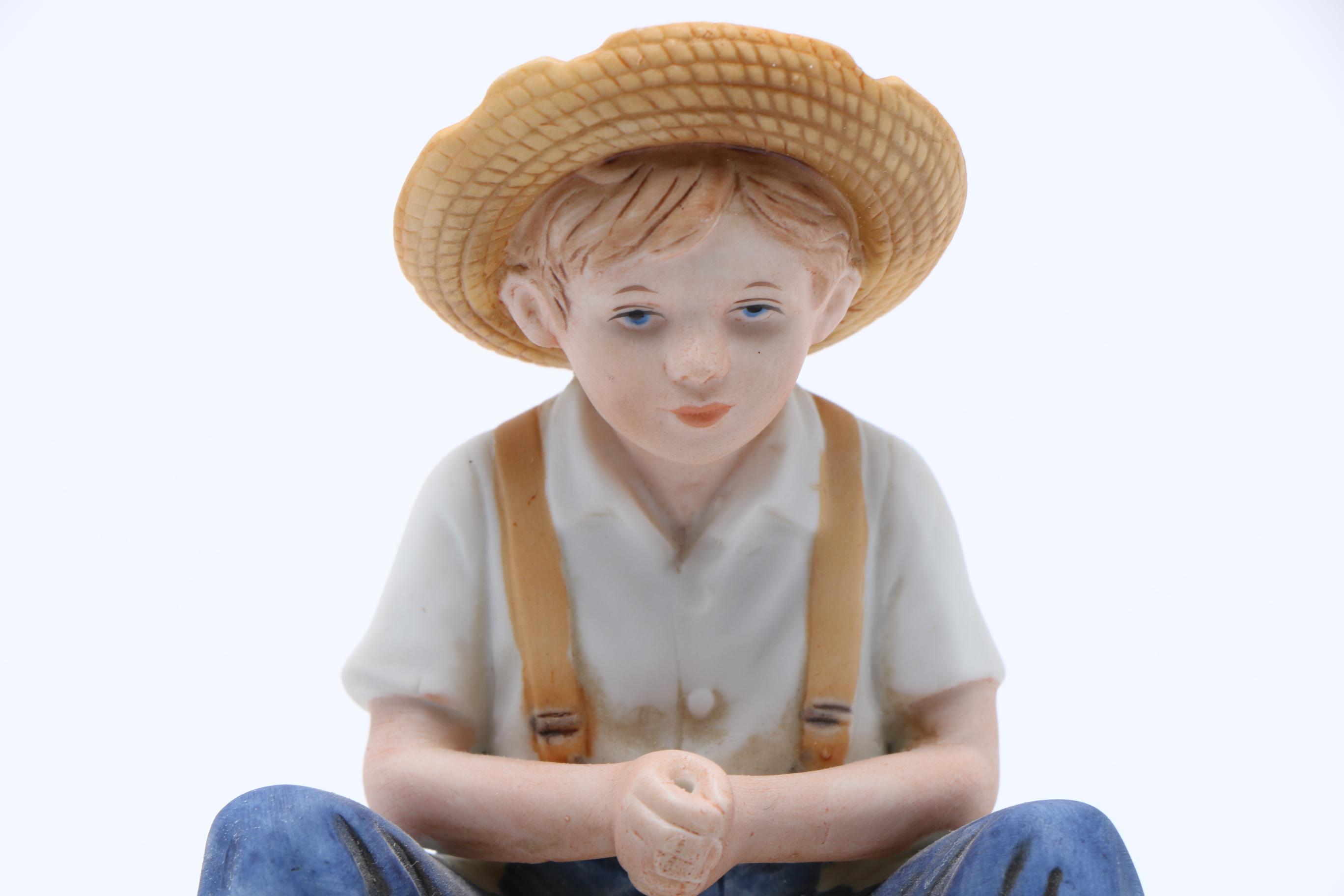 Homco "Gone Fishing" Figurine