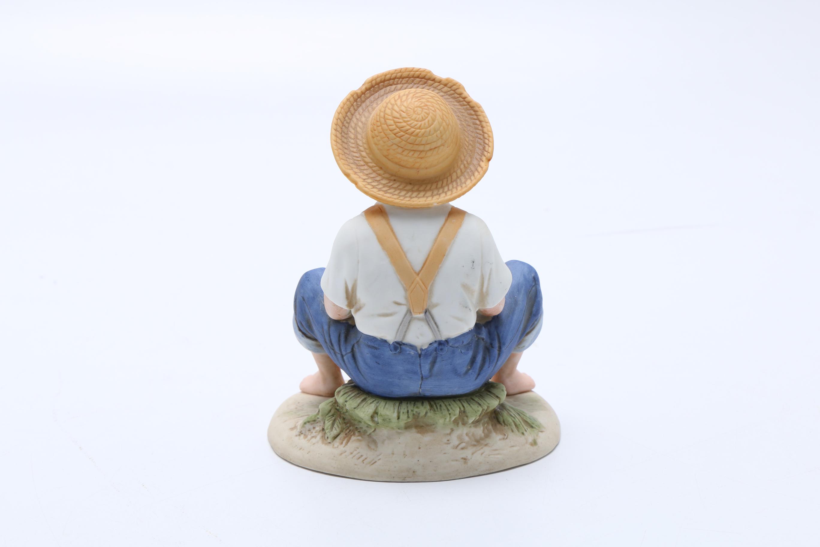 Homco "Gone Fishing" Figurine