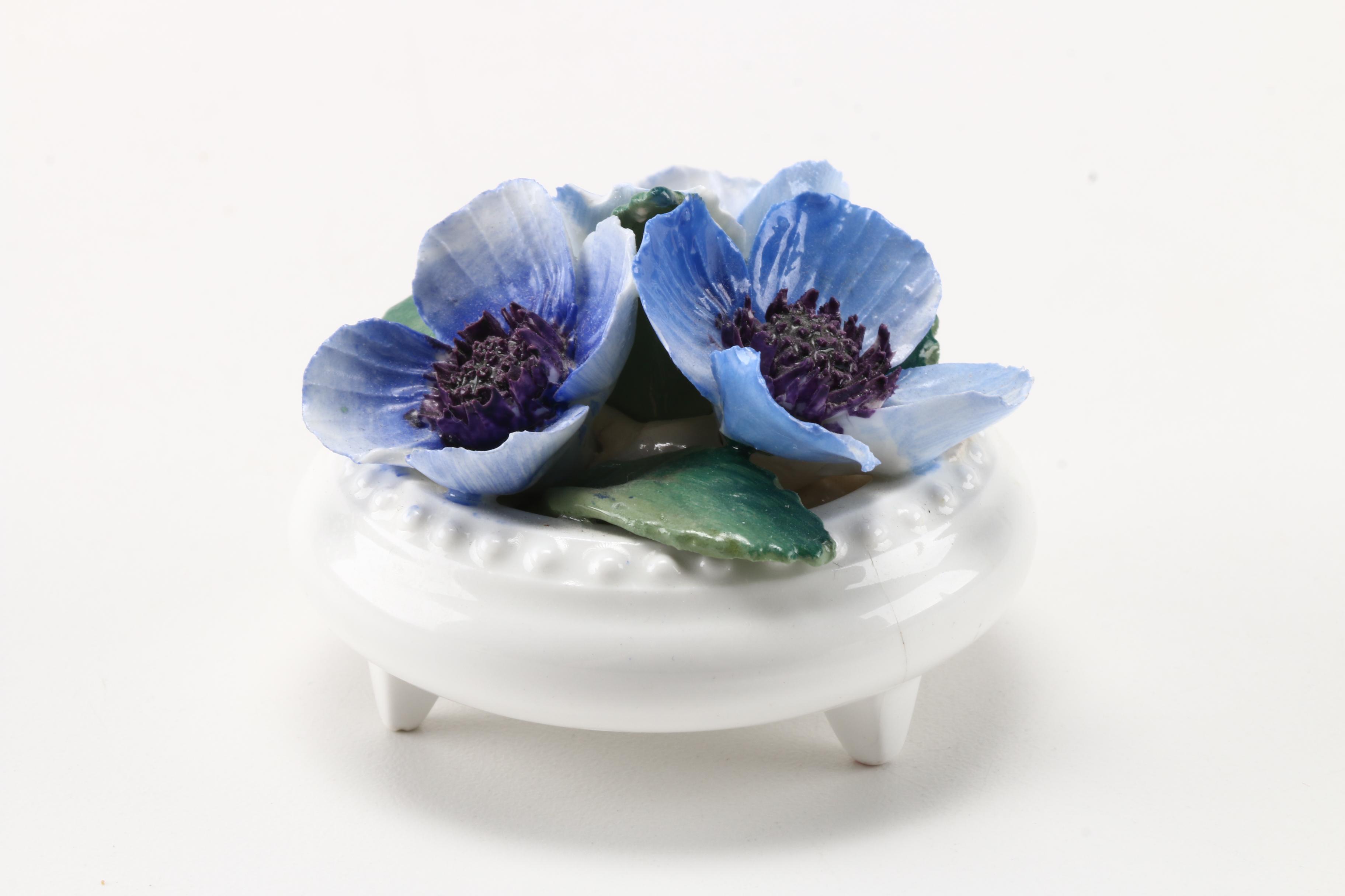 Bone China Floral Figures Featuring Royal Doulton