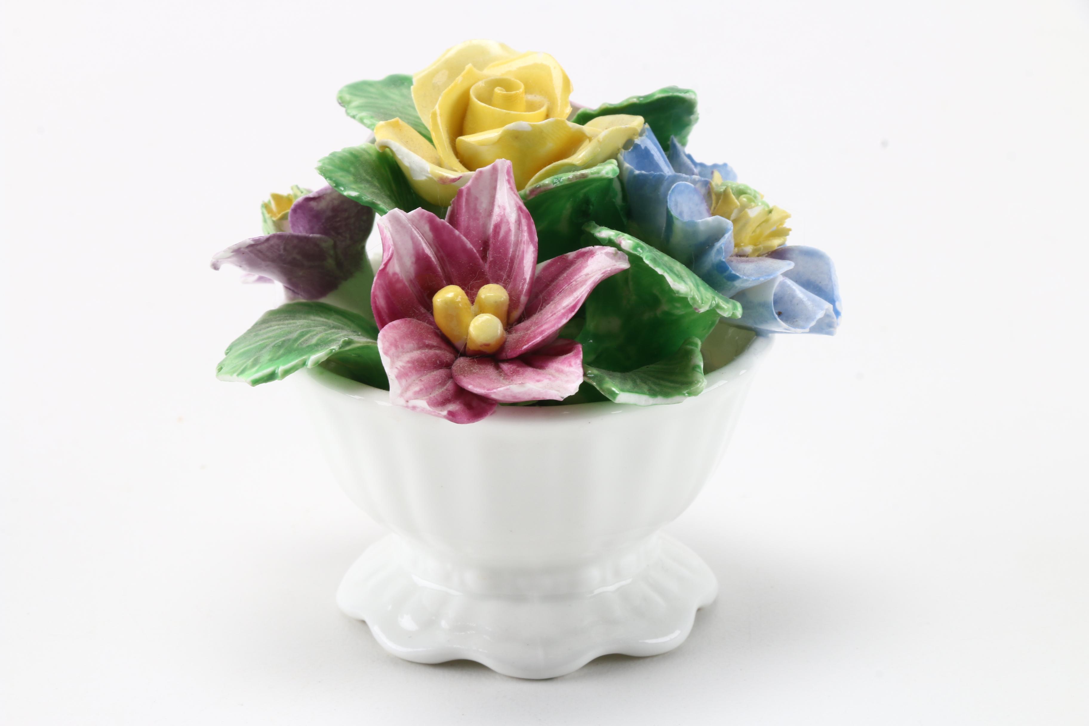 Bone China Floral Figures Featuring Royal Doulton