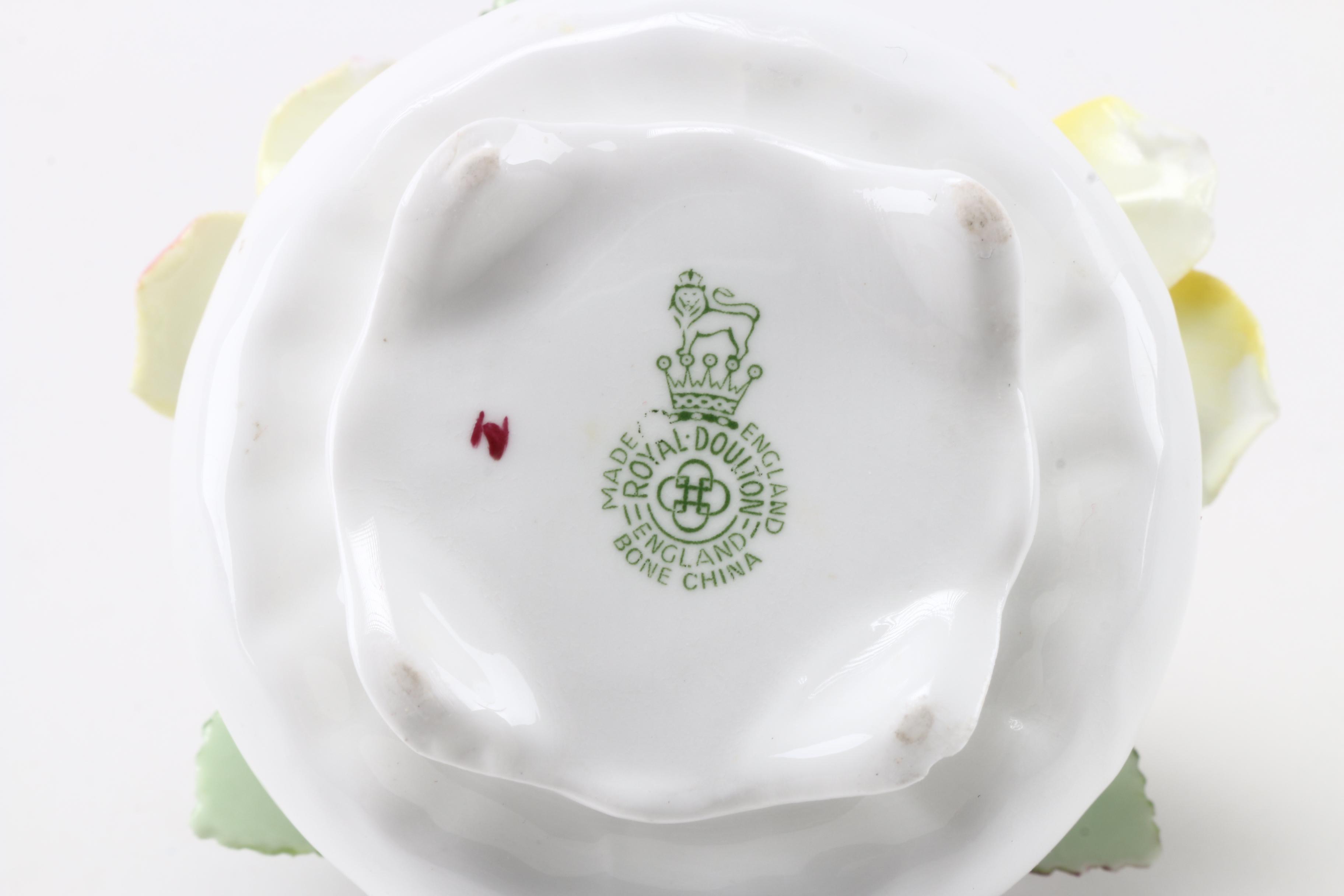 Bone China Floral Figures Featuring Royal Doulton