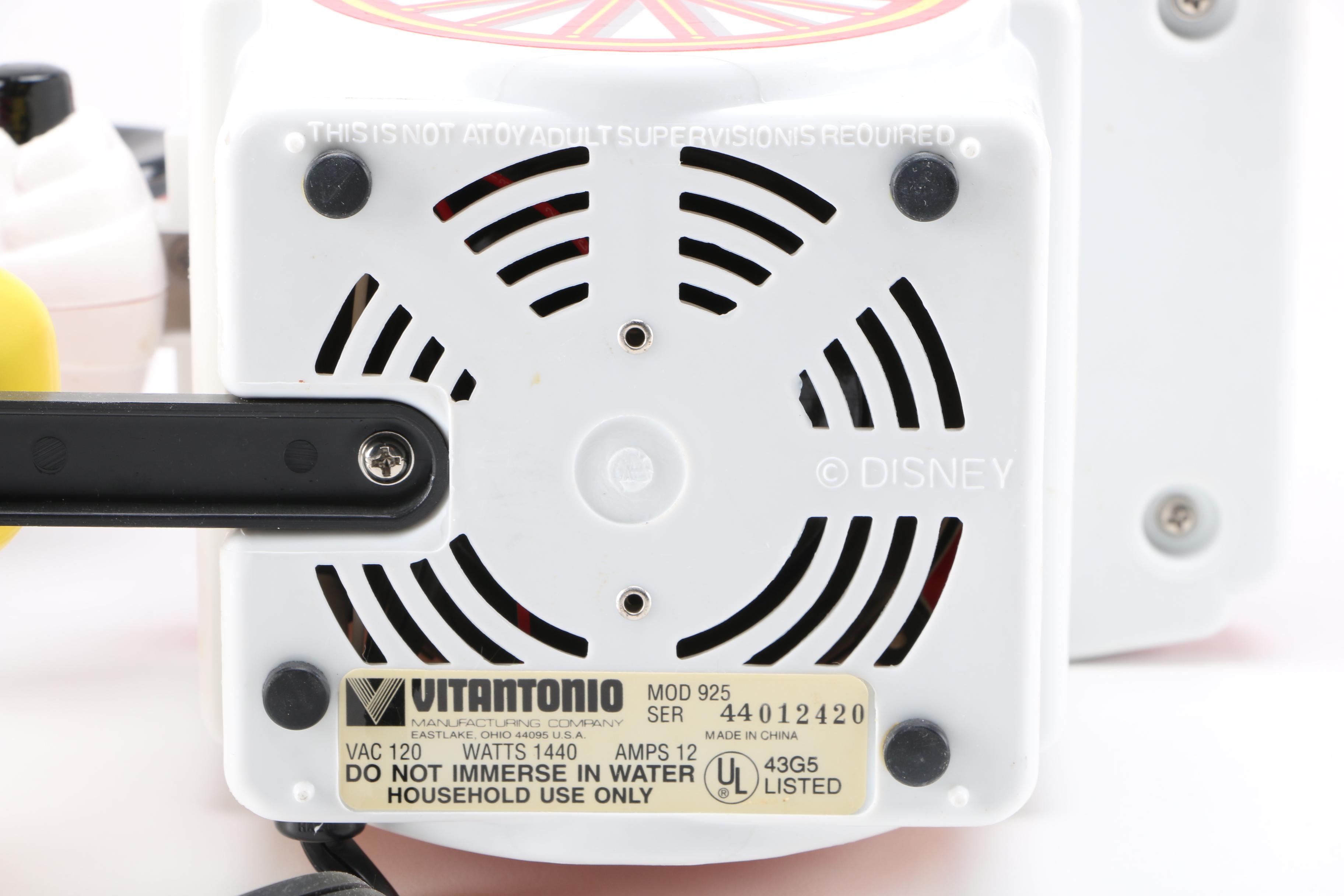 Mickey Mouse Phone and Popcorn Popper