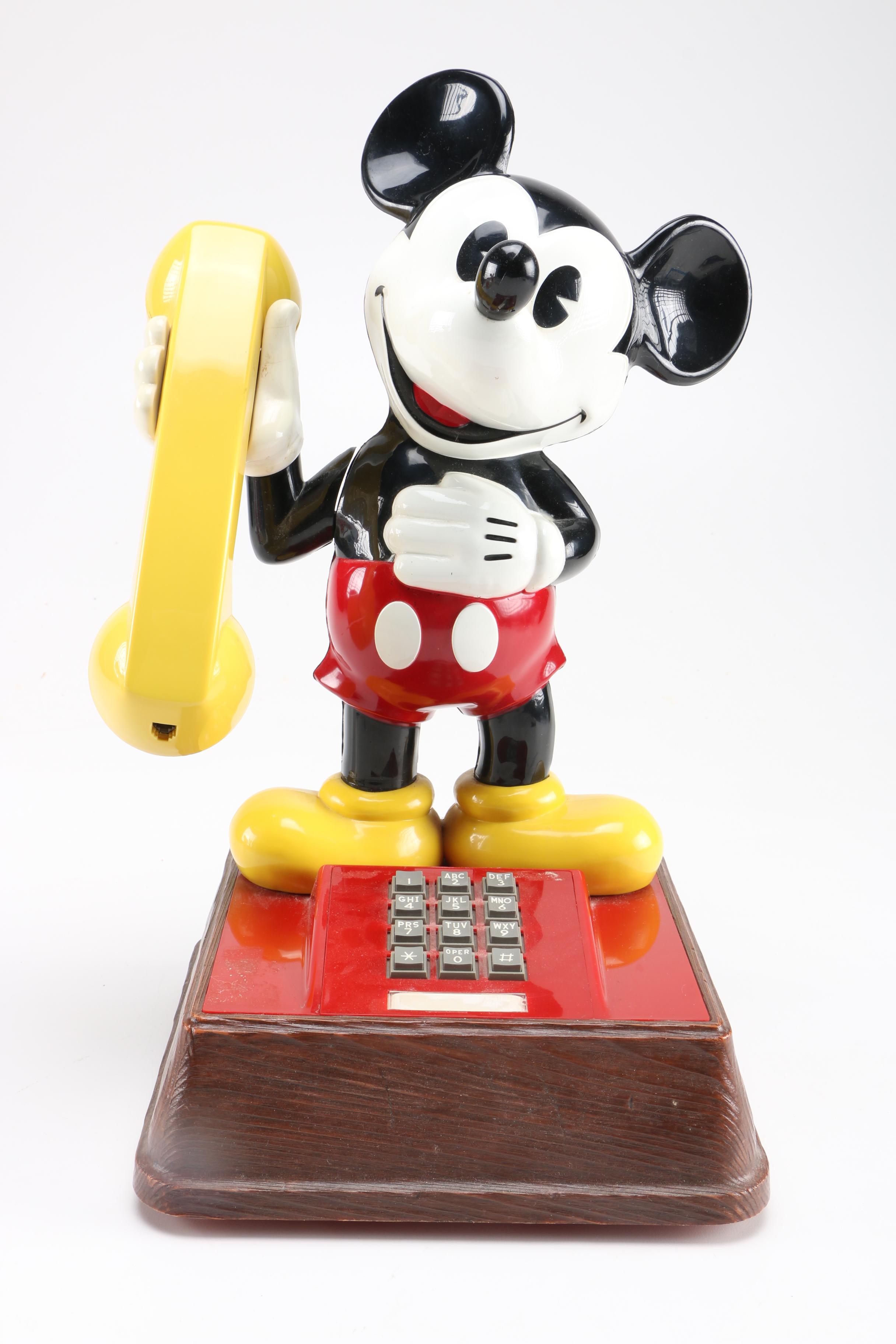 Mickey Mouse Phone and Popcorn Popper