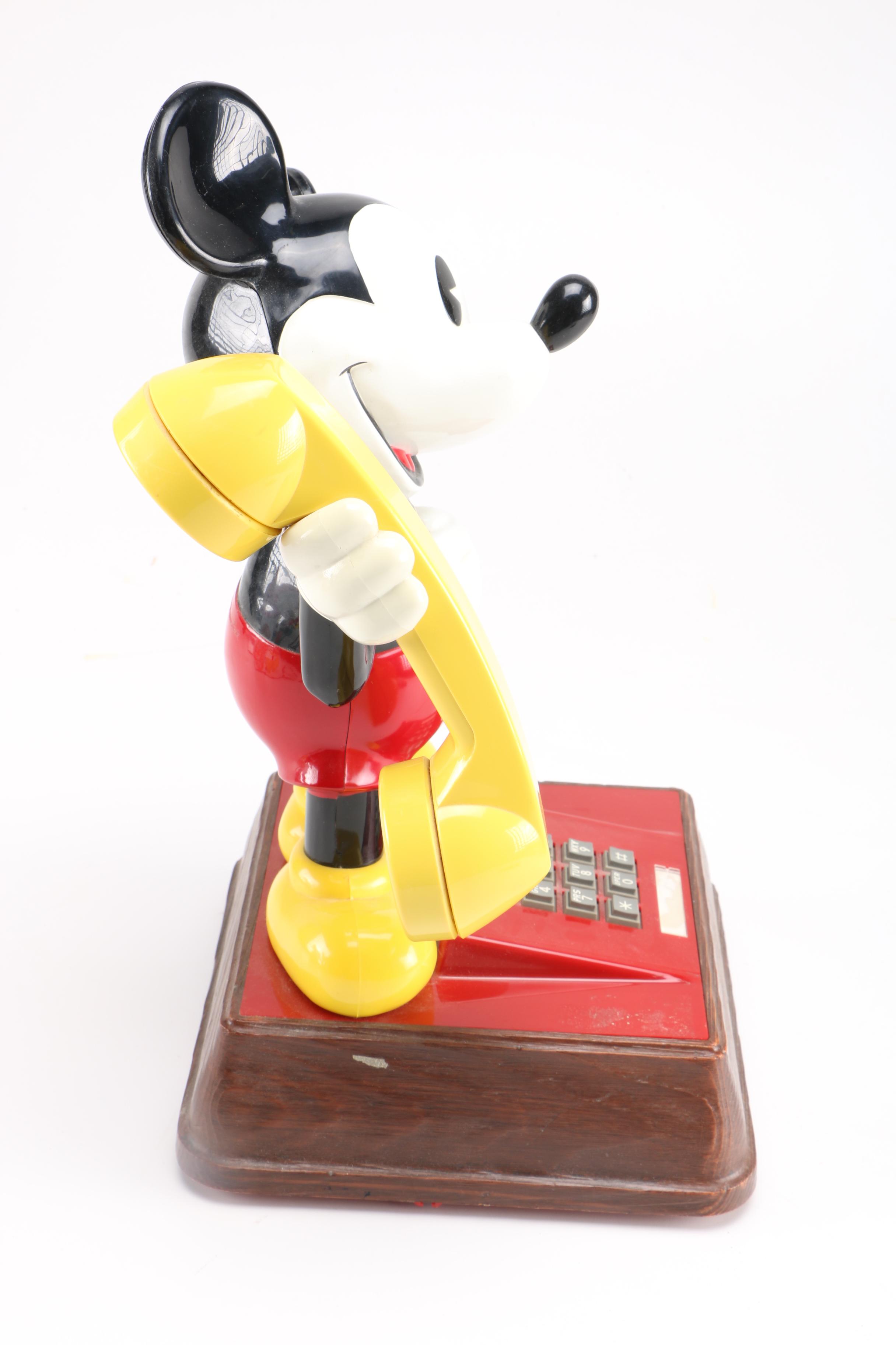 Mickey Mouse Phone and Popcorn Popper