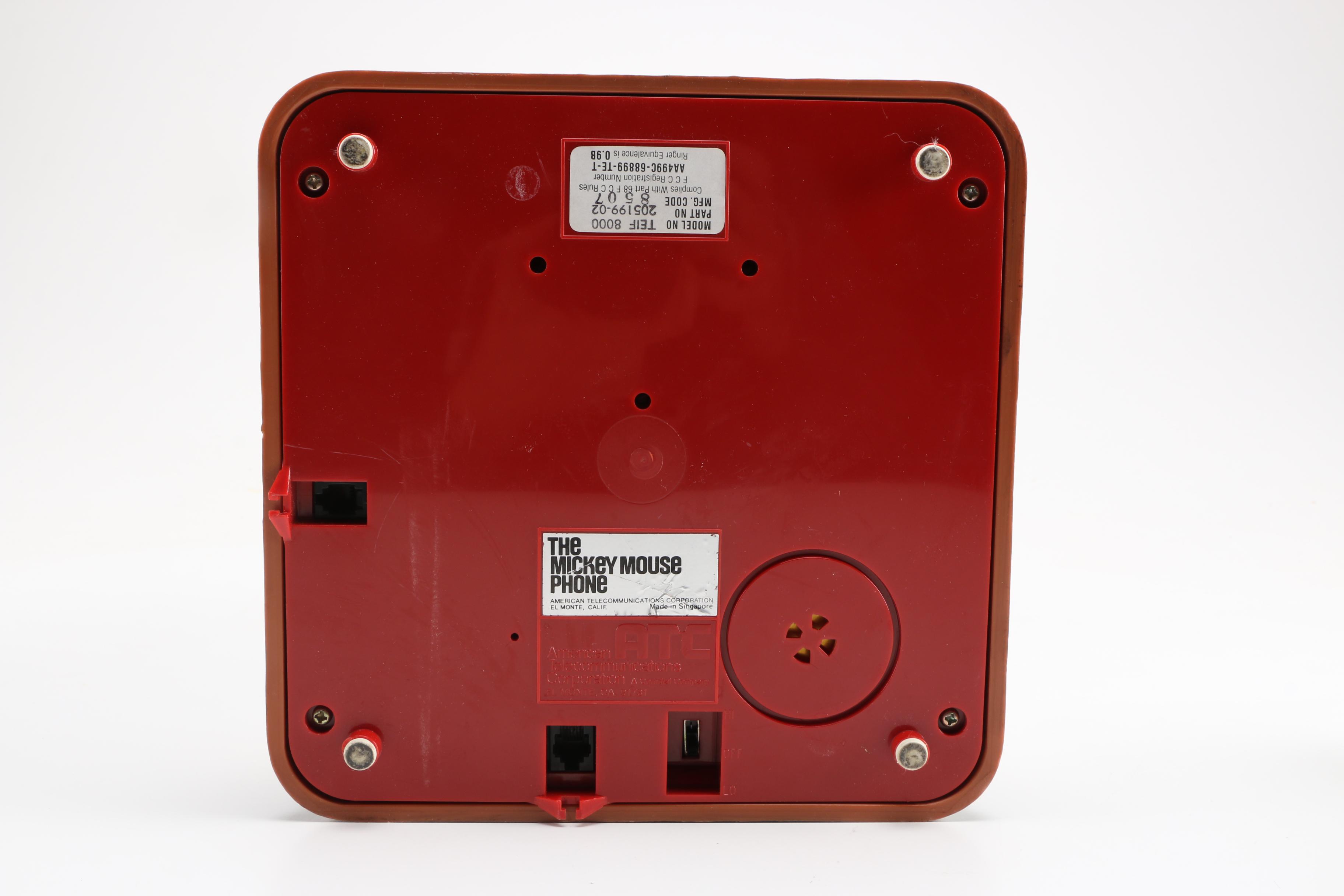 Mickey Mouse Phone and Popcorn Popper