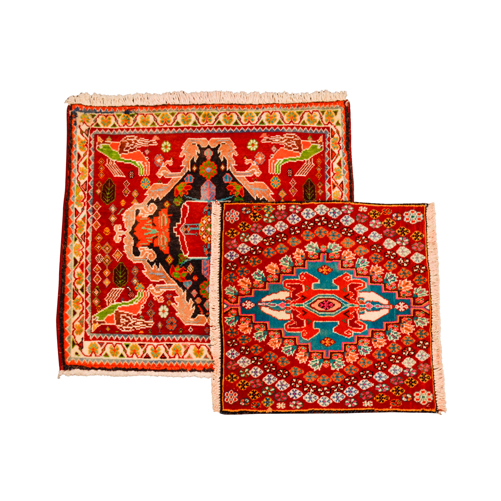 Group of Small Hand-Knotted Qashqai Wool Rugs