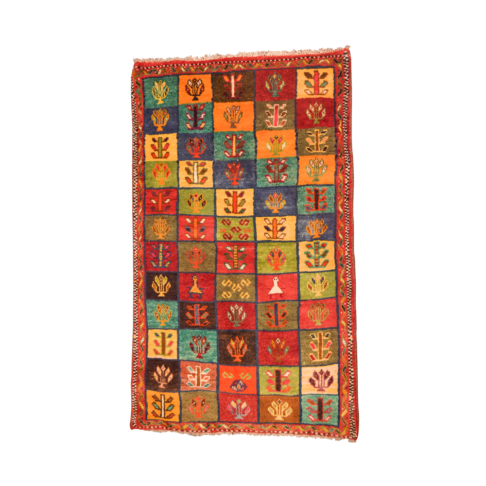 Hand-Woven Wool Gabbeh Area Rug