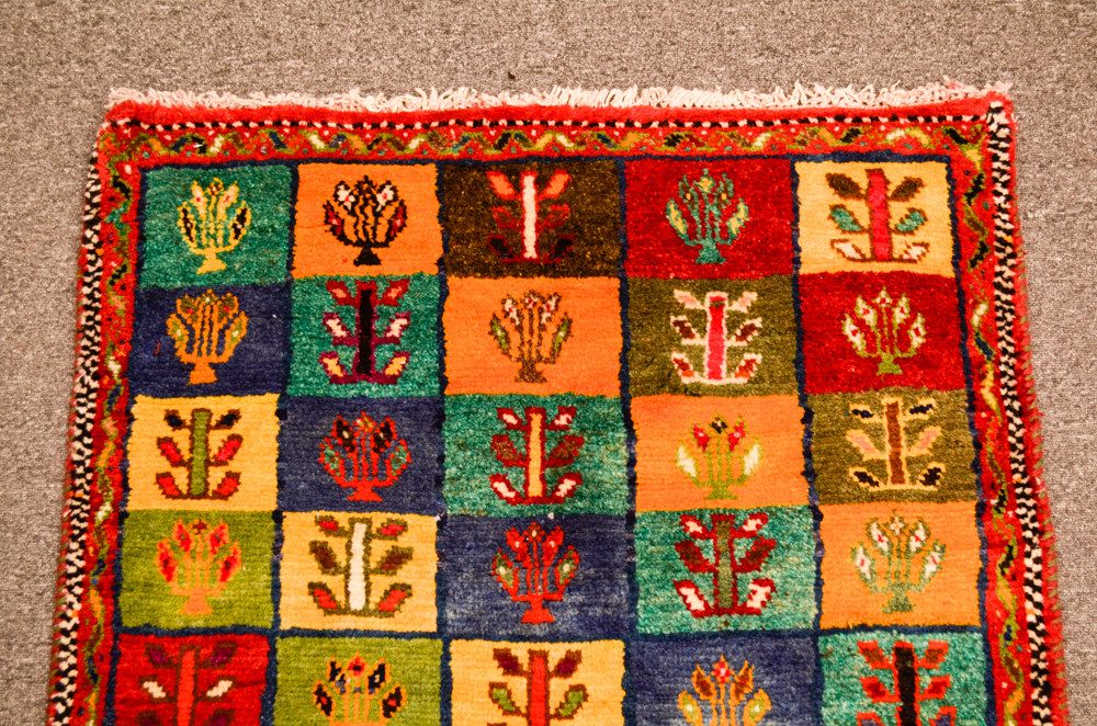 Hand-Woven Wool Gabbeh Area Rug