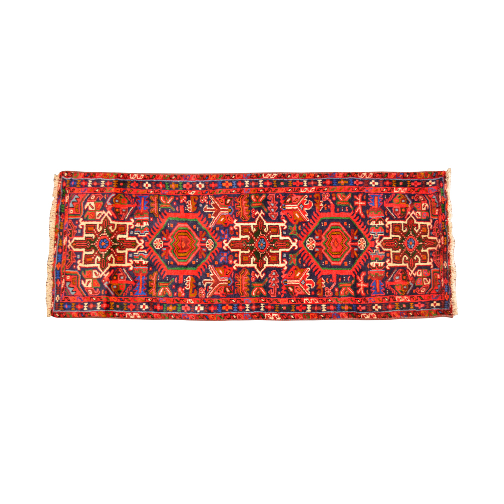 Hand-Knotted Wool Persian Area Rug