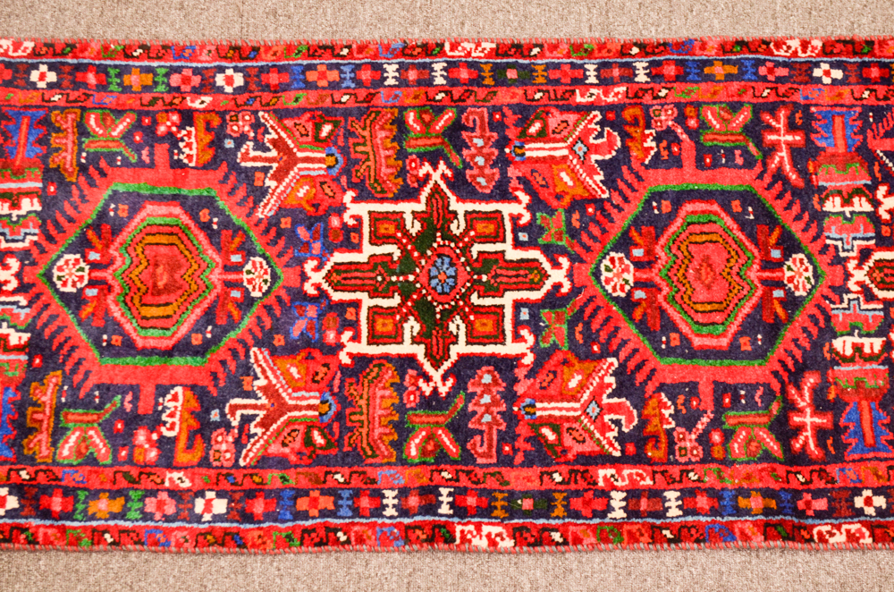 Hand-Knotted Wool Persian Area Rug