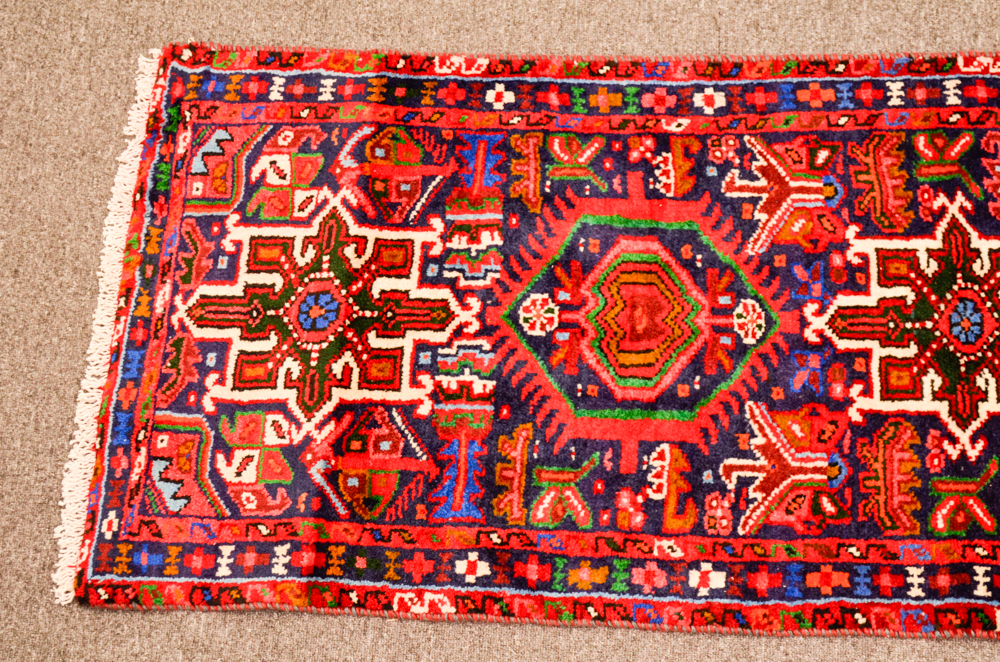 Hand-Knotted Wool Persian Area Rug