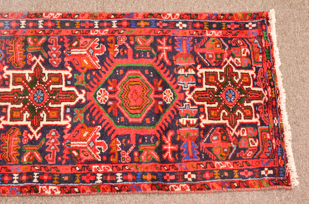 Hand-Knotted Wool Persian Area Rug