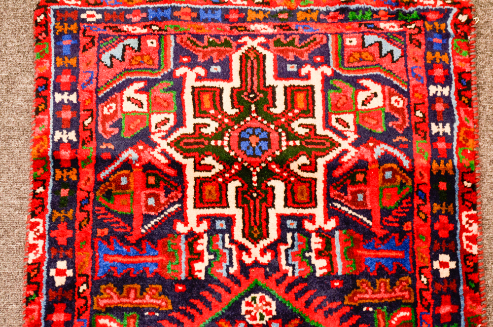 Hand-Knotted Wool Persian Area Rug