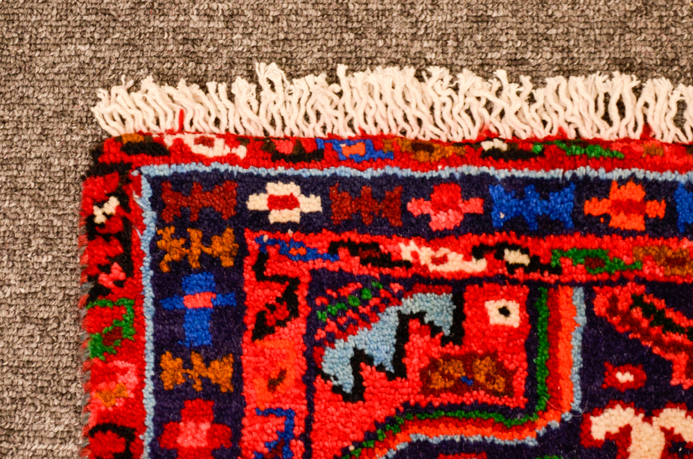 Hand-Knotted Wool Persian Area Rug