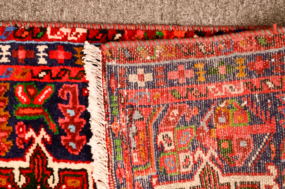 Hand-Knotted Wool Persian Area Rug