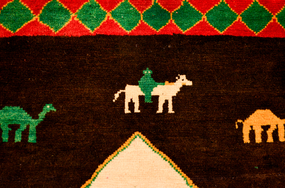 Wool Hand-Knotted Gabbeh Area Rug