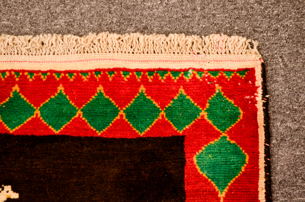 Wool Hand-Knotted Gabbeh Area Rug