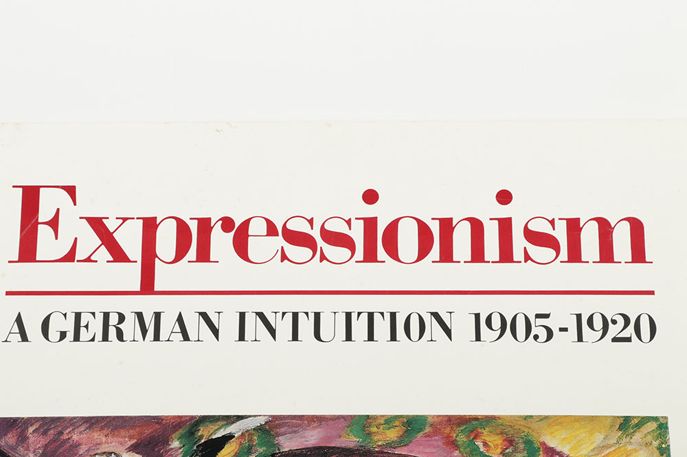 Offset Lithograph Poster for German Expressionism Exhibition