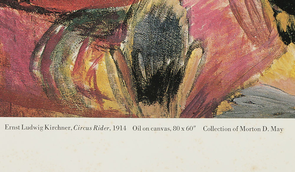 Offset Lithograph Poster for German Expressionism Exhibition