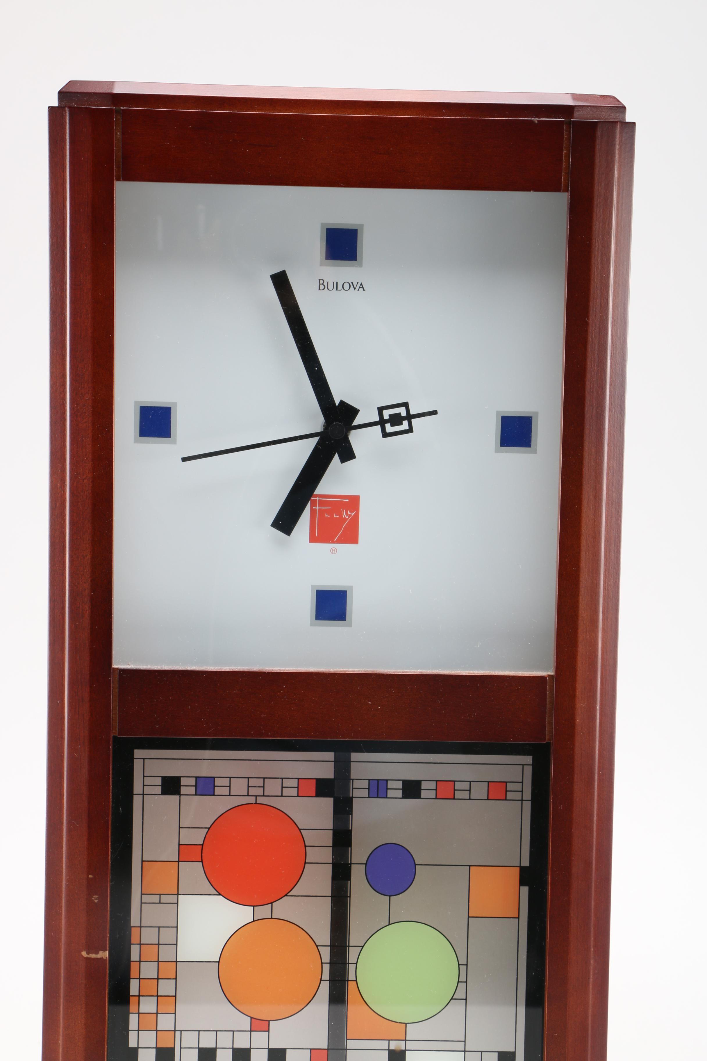 Frank Lloyd Wright Bulova "Coonley Playhouse" Wall Clock EBTH