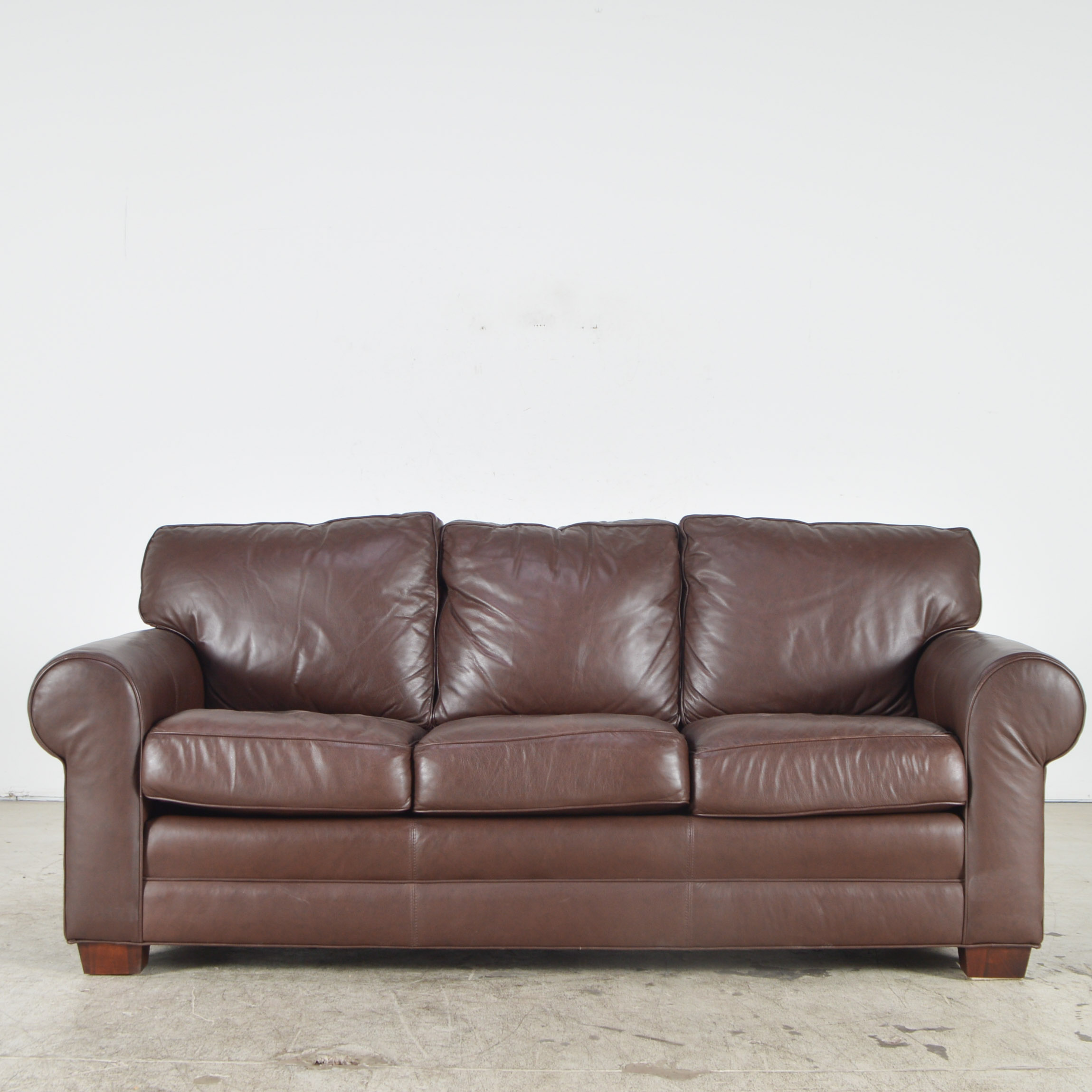 Cibola Furniture Internazionale Coffee Brown Leather Sofa