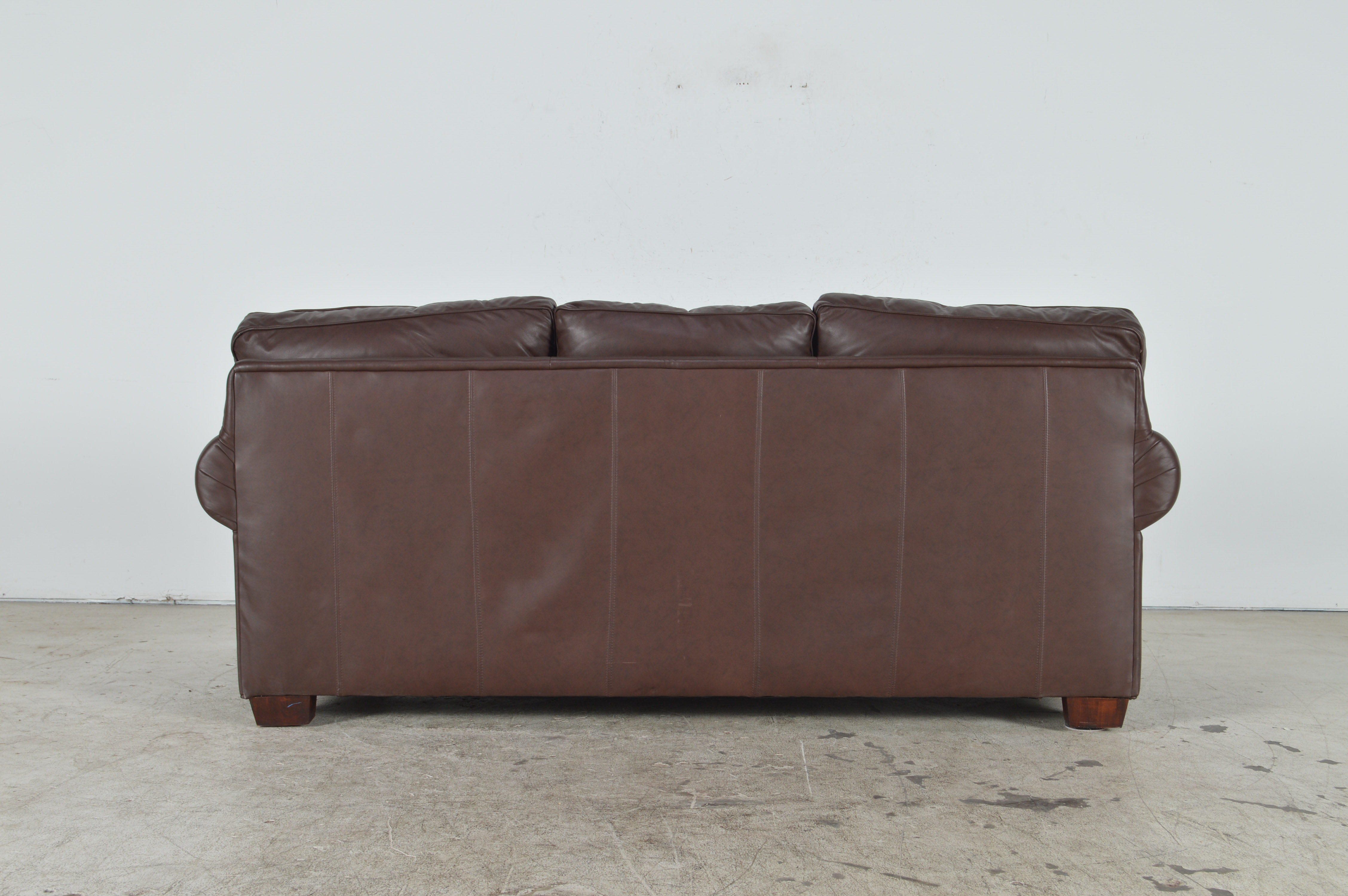 Cibola Furniture Internazionale Coffee Brown Leather Sofa