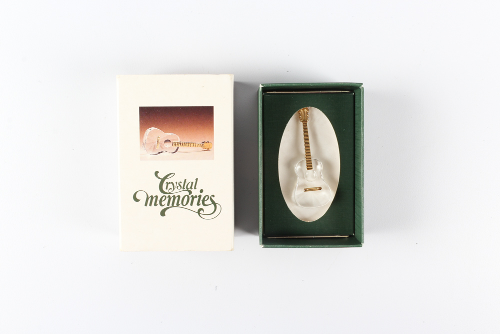 Swarovski Crystal "Memories" Miniature Music Instrument Assortment